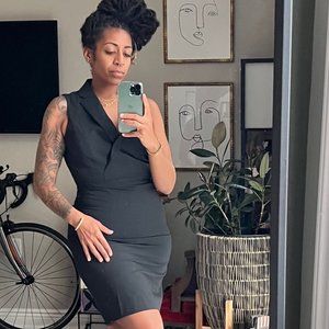 J Crew Tuxedo sheath dress sz 4